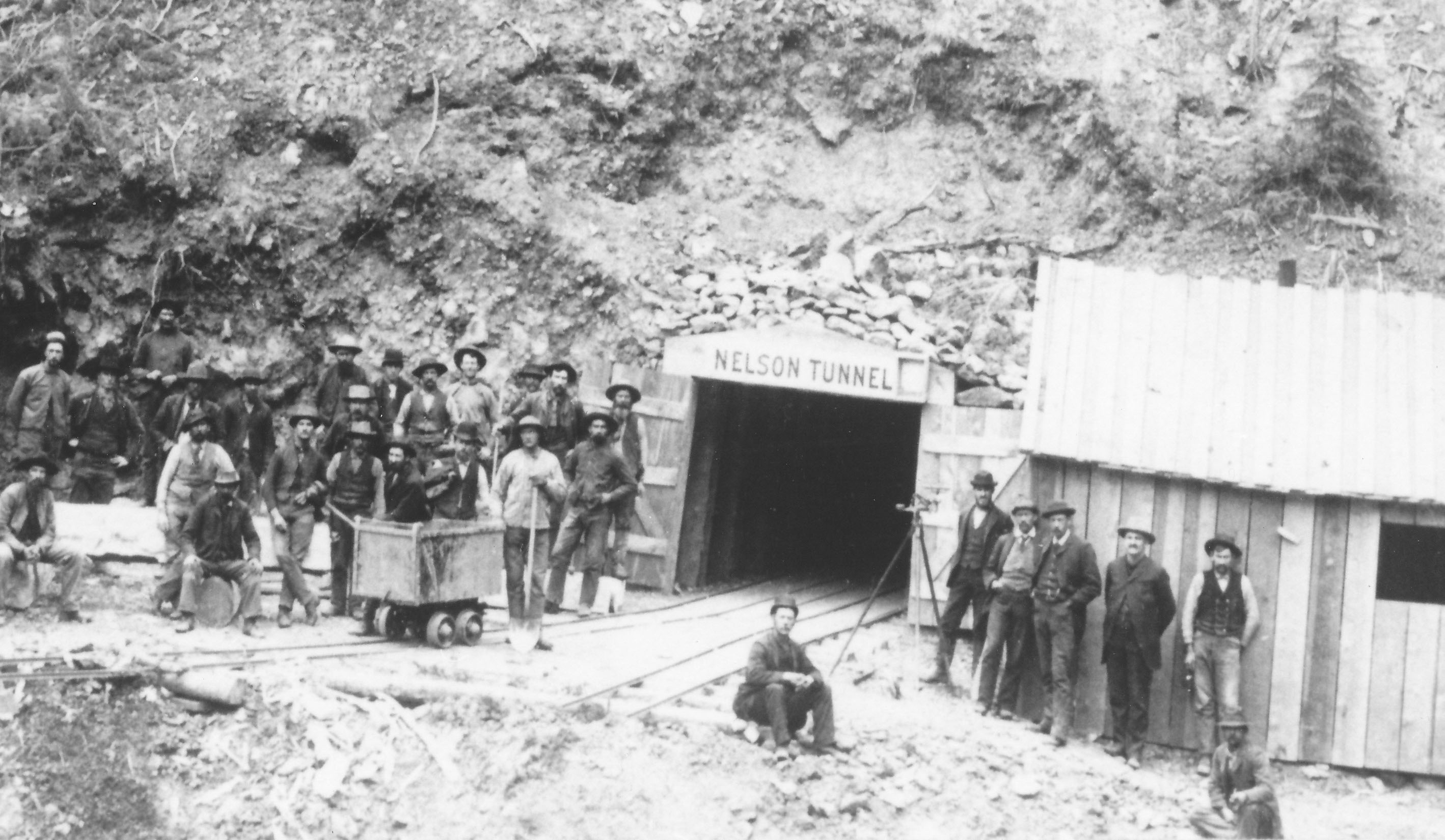 Old picture of miners