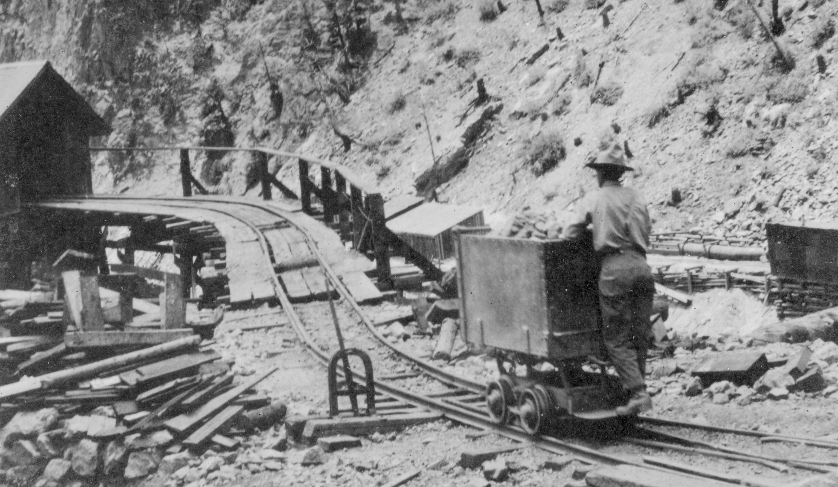 Old picture of miners