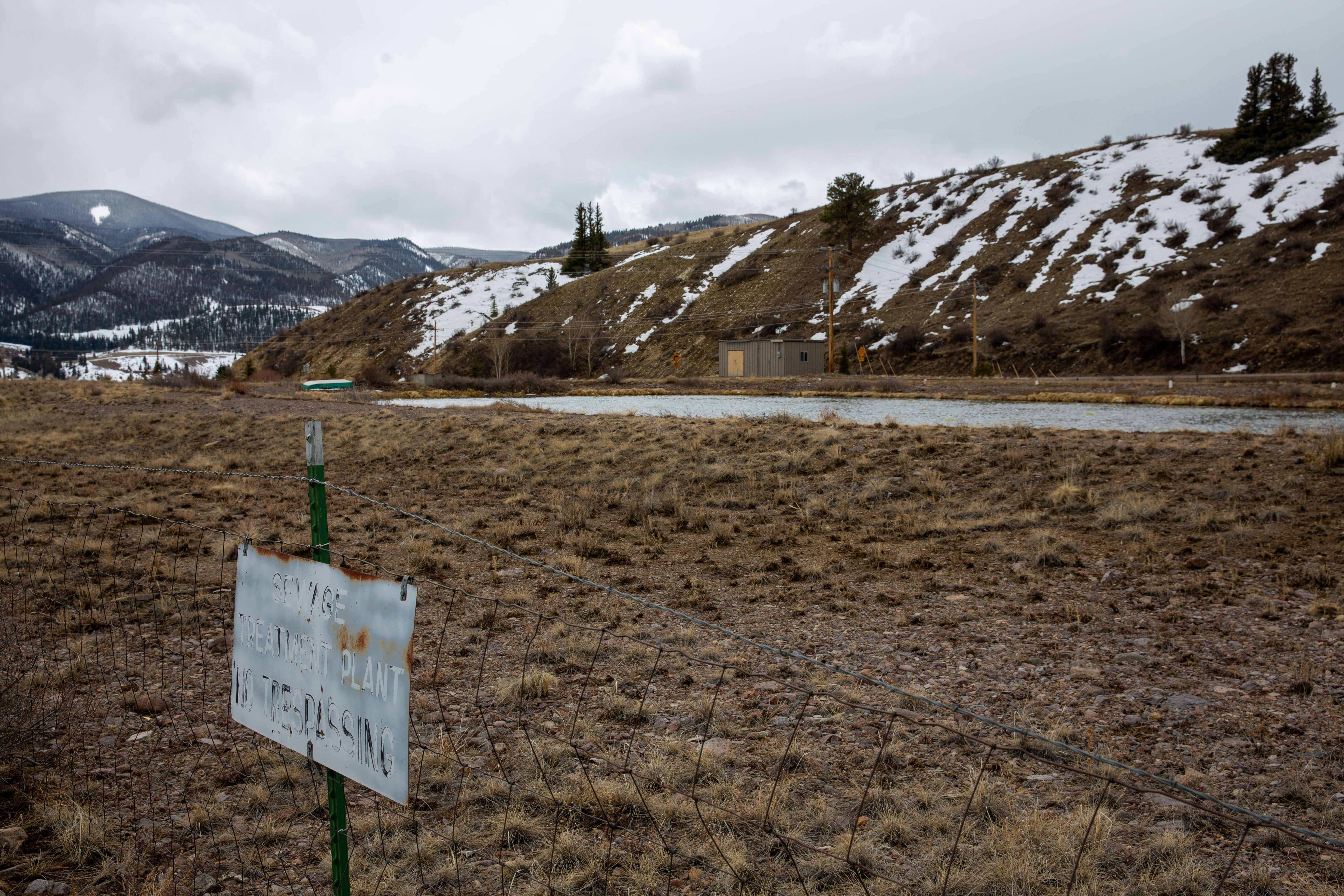 Picture of sewage treatment plant
