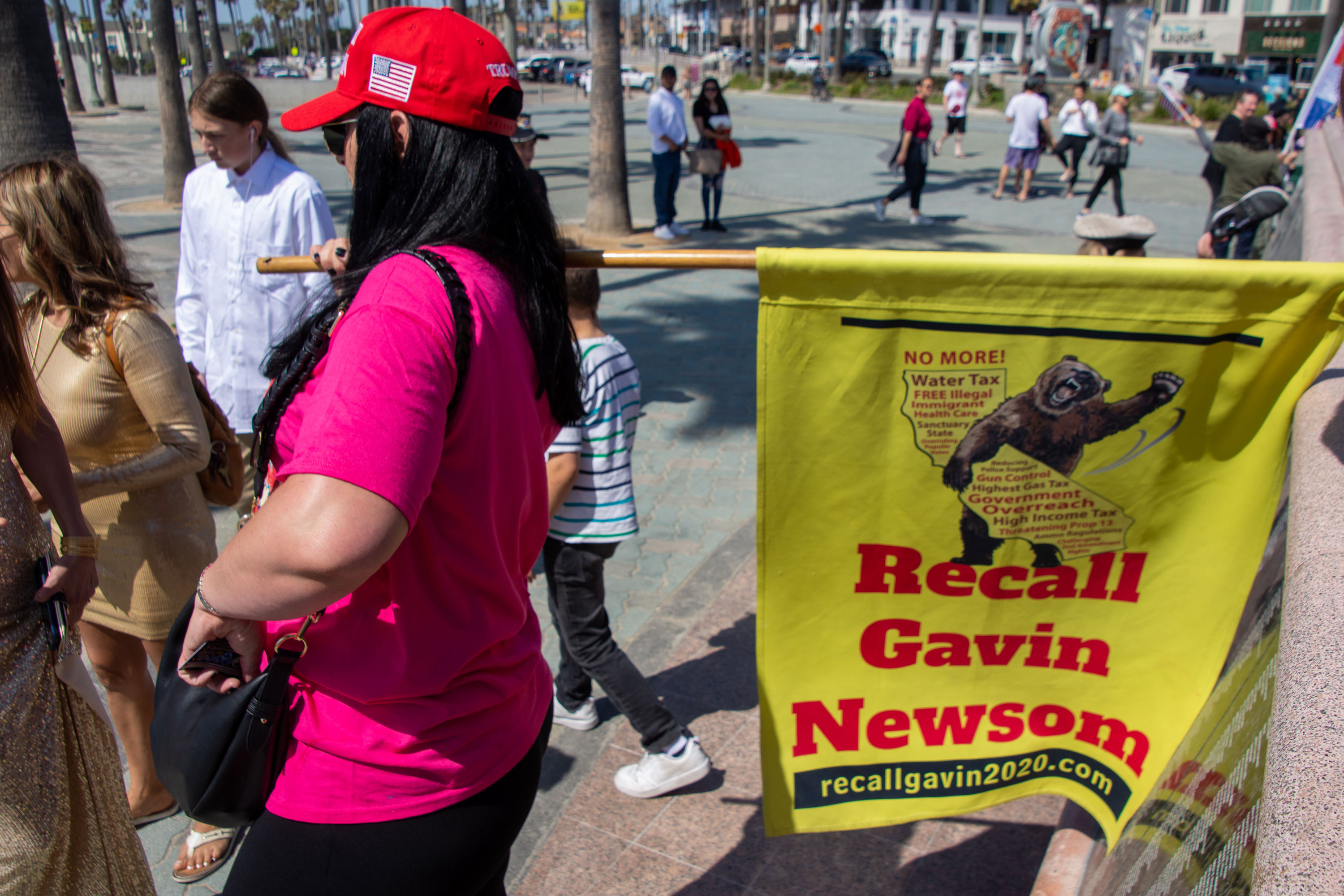 #RecallNewsom supporters also attended at the March 20, 2021 Freedom Rally in Orange County.