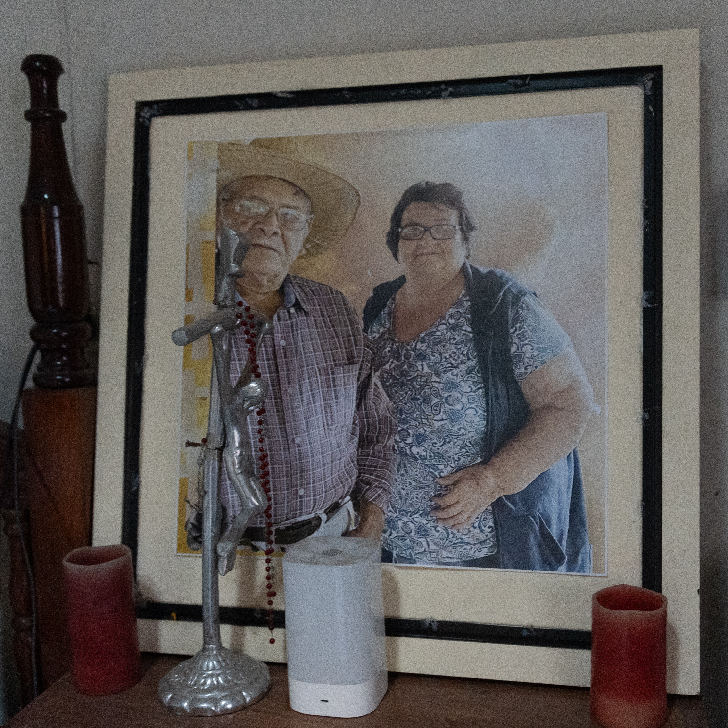 A picture with Jose y Augustina Jimenez-Delgado
